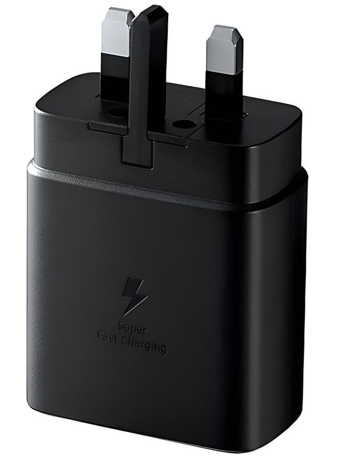 بروماس شاحن سريع USB C، قابس شاحن سريع 45 وات لهاتف Samsung، قابس شاحن USB C متوافق مع Samsung Galaxy S23/S23+/S23 Ultra/S22/S22+/S22 Ultra/S21/S20/Note 20/Z Flip4/Z Fold4 - أسود - Image 1