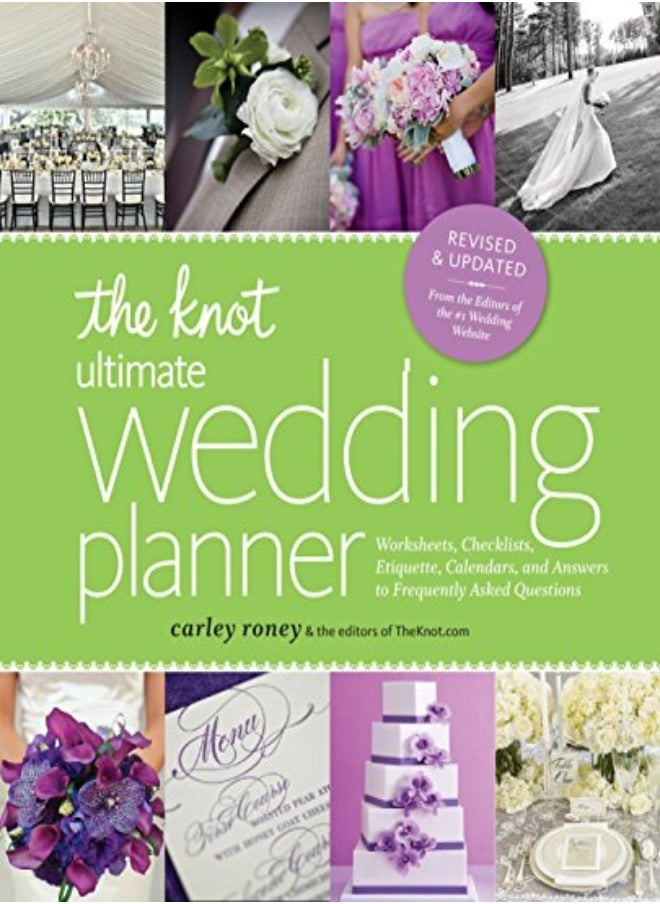 null - The Knot Ultimate Wedding Planner Revised Edition Worksheets Checklists Etiquette Timelines A by Carley Roney Paperback - Image 1