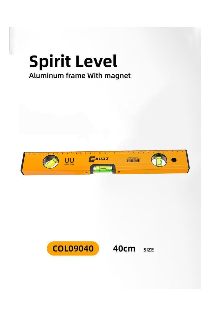 Conan Magnetic Spirit Level – Aluminum Frame – High Precision – 30cm / 40cm / 50cm / 60cm - Image 4