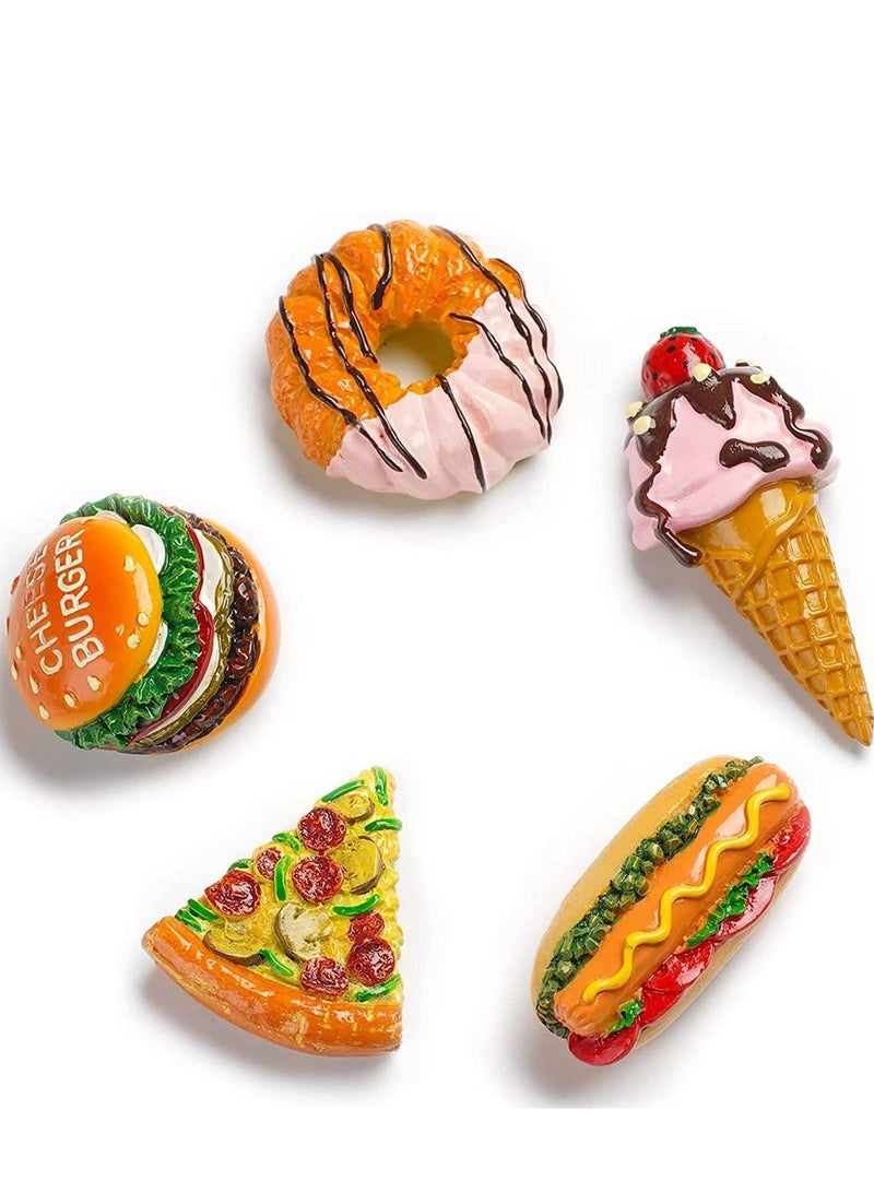 Captaintech Refrigerator Magnets for Fridge Magnets, Cute Magnets Kitchen Decoration Kitchenware, Perfect for Refrigerators, Whiteboards, Maps and Other Magnetic Items (5PCS) - Image 1