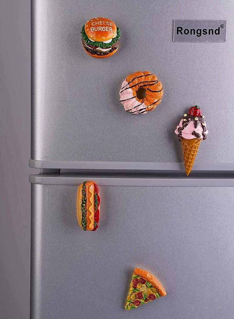 Captaintech Refrigerator Magnets for Fridge Magnets, Cute Magnets Kitchen Decoration Kitchenware, Perfect for Refrigerators, Whiteboards, Maps and Other Magnetic Items (5PCS) - Image 3