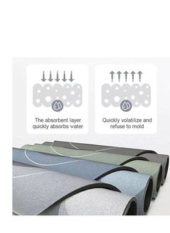 Spaceshoop Super Absorbent Bath Mat Quick Dry Bath Mat Leather Non Slip Mat Floor Mat Soft Non Slip Washable Bathroom Rug Random Shapes  - Image 4