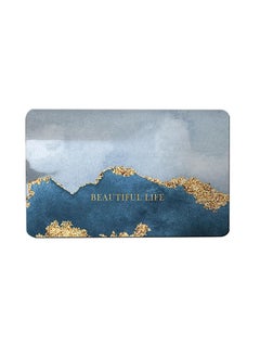 Spaceshoop Super Absorbent Bath Mat Quick Dry Bath Mat Leather Non Slip Mat Floor Mat Soft Non Slip Washable Bathroom Rug Random Shapes  - Image 1