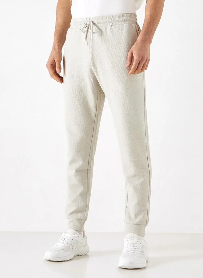ADOT by Splash Textured Joggers with Drawstring Closure and Pockets