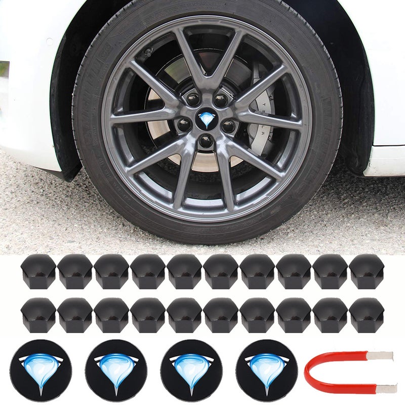 Suitable For Tesla Model 3/X/S/Y Hub Cap Hub Cap Logo Cap Center Cap Cover Modification Accessories - Image 1