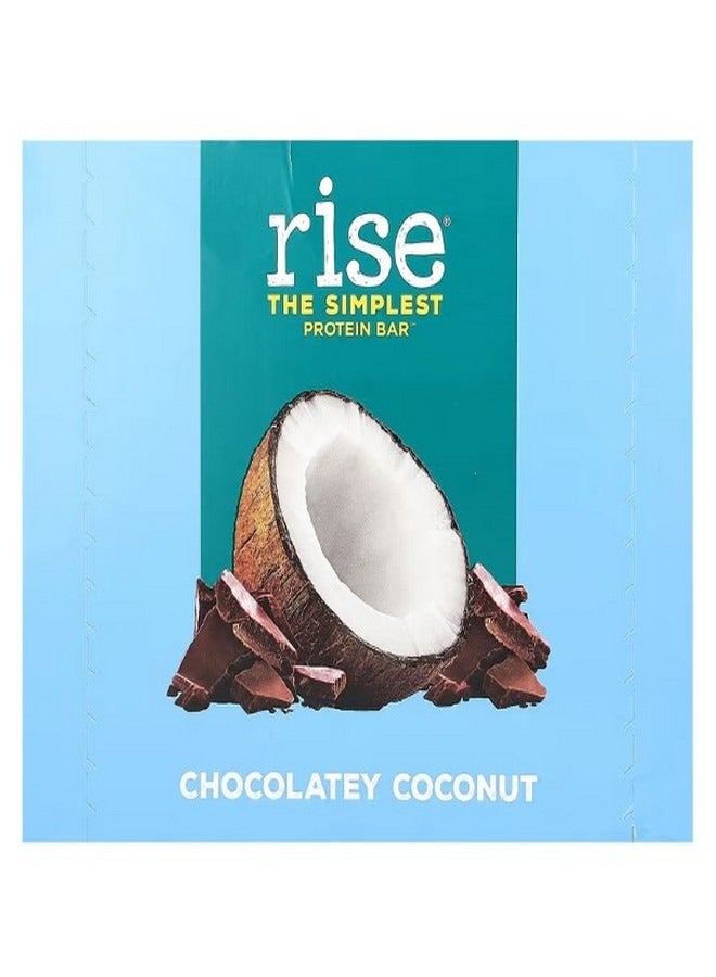 ارتفاع شريط The Simplest Protein Bar Chocolatey Coconut 12 Bars 2.1 oz 60 g Each - Image 1