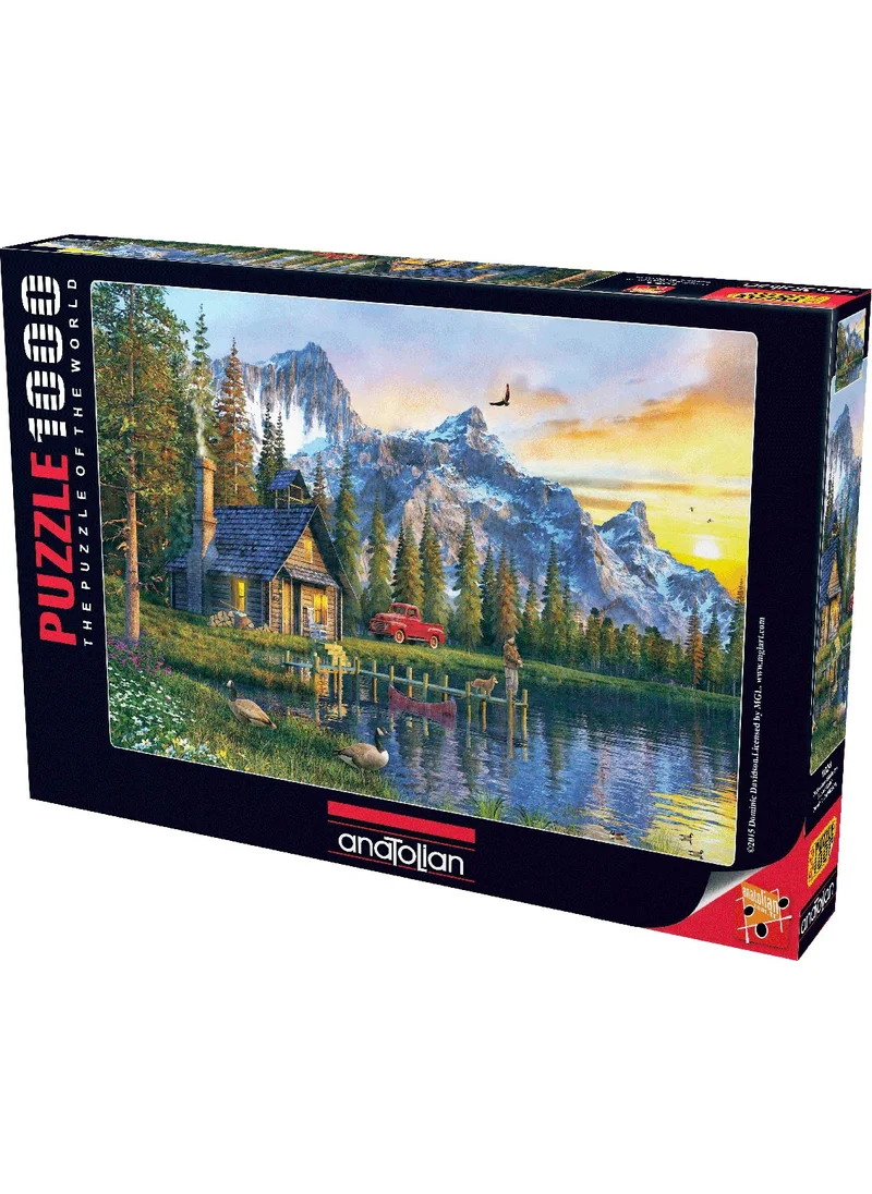 Anatolian 1000 Piece Puzzle / Sunset in the Mountain House - Code 1024