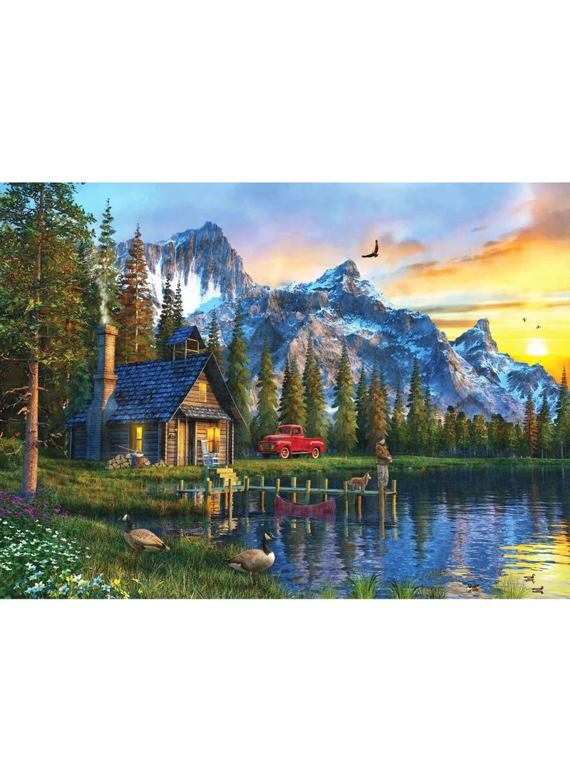 أناتوليان 1000 Piece Puzzle / Sunset in the Mountain House - Code 1024