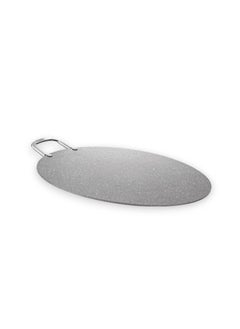 drobina Turkish granite tray with a  handle 35 cm grey  - Image 1