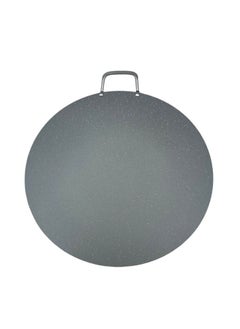 drobina Turkish granite tray with a  handle 35 cm grey  - Image 2