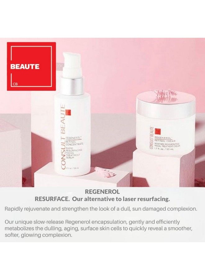 Consult Beaute - Regenerol Retinol Concentrate Rapid Resurfacing Facial Serum 2 Oz. - Image 1