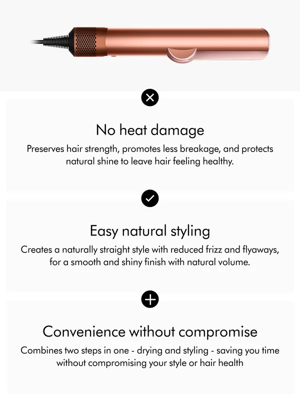 dyson Dyson Airstrait™ dryer and straightener in special edition Amber silk