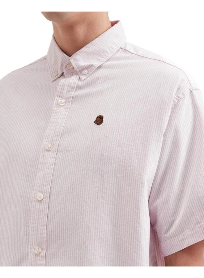 Fingercroxx  BigFoot Series Oxford Stripes Shirt for Men | Best Price UAE