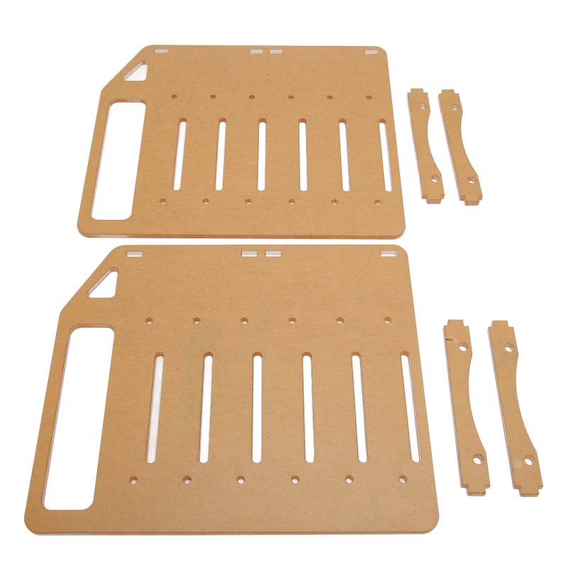DIY Hard Drive Bracket Multi Layer Accurate Mounting Hole DIY Acrylic Hard Disk Rack for Desktop 6 Layers - Image 4