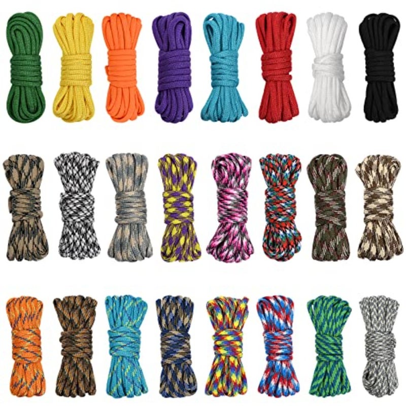 Prcord Cord Multifunction 550l Prcord Crfting Kit for Mking Lnyrds, Bracelets, Dog Collars and DIY Projects, 10 Feet - Image 1