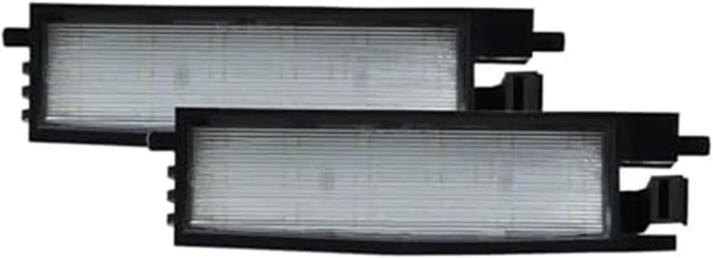 Wivplex Car Rear White License Plate Light Set - Image 1