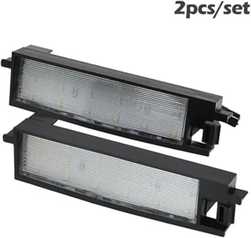 Wivplex Car Rear White License Plate Light Set - Image 4