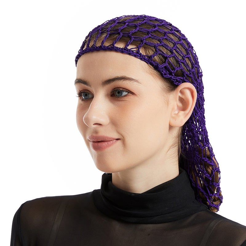 Ladies Handmade Crocheted Faux Silk Long Cap Tc313 Sale - Image 1
