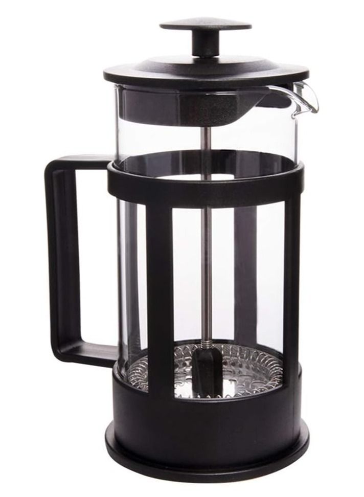 DubaiGallery French Press Coffee Maker Borosilicate Glass Heat Resistant Carafe With Durable Lid And Dual Stainless Steel Filter 800 Ml  - Image 1
