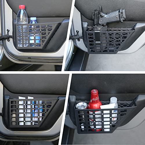 Z8 Metal Rear Door Storage Pockets for 2007-2018 Jeep Wrangler JK JKU 2/4 Door Side Insert Organizer Box Stainless Steel Latest Upgraded - Image 2