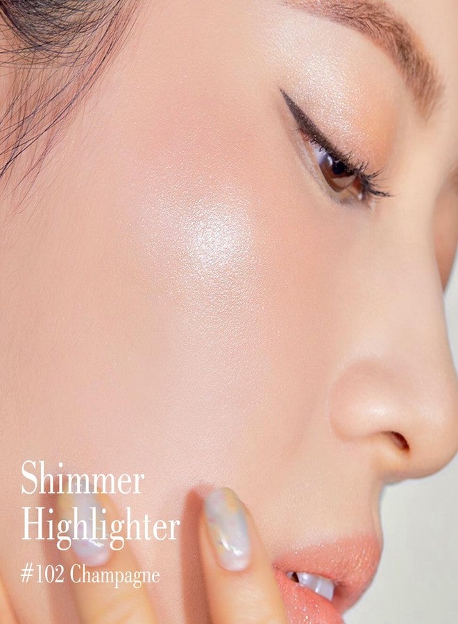 كيدا قلم إضاءة الوجه بلون الشمبانيا من كيدا، قلم إضاءة طبيعي لامع للوجه، لمسة نهائية ندية متوهجة، بلسم إشراقة للبشرة الزجاجية، قلم مكياج كريمي خفيف الوزن متعدد الاستخدامات، بلسم مكياج مائي قابل للتطبيق المتدرج - Image 2