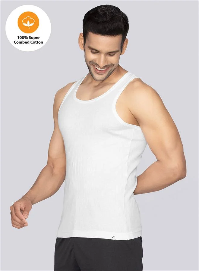 اكس واي اكس اكس Cotton Modal Sleeveless Vest by Styli