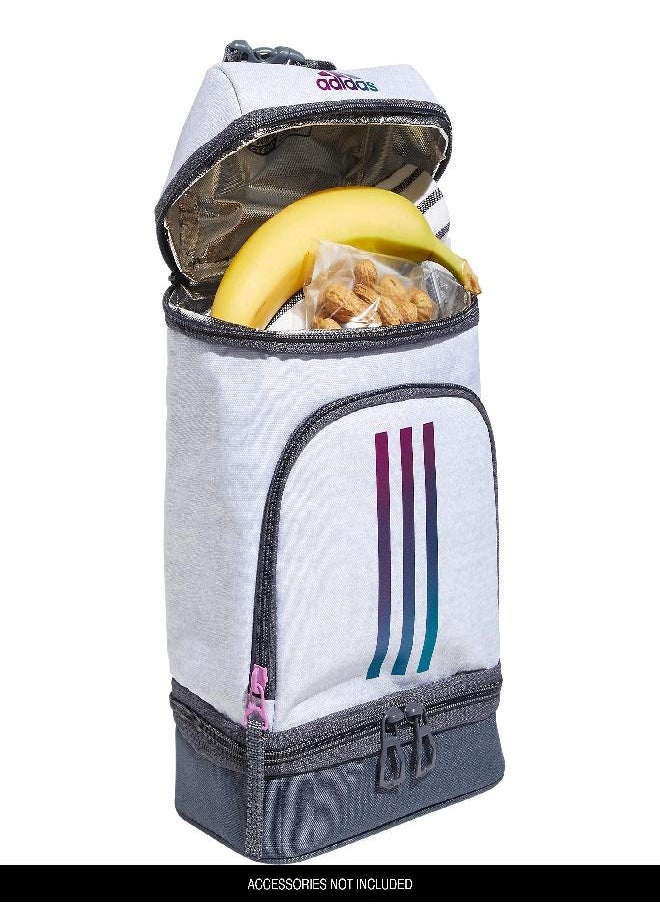 Adidas - Excel 2 Insulated Lunch Bag, Jersey White/Shadow Chrome/Onix Grey, One Size - Image 1