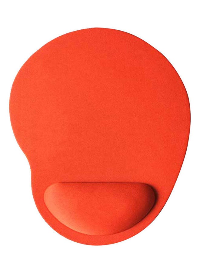 NIBEMINENT Anti-Slip Gaming Mouse Pad With Wrist Support Orange 