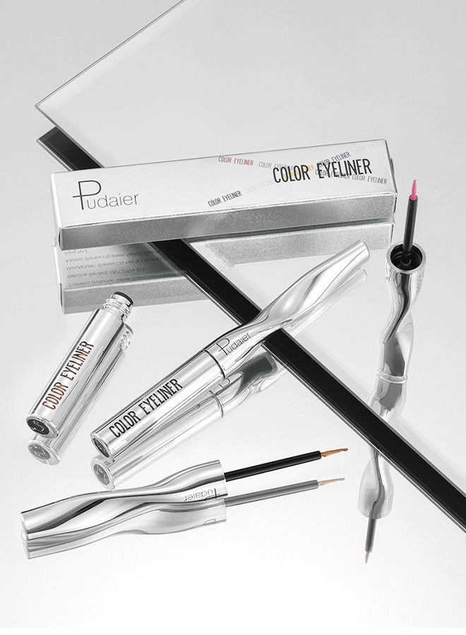 بوداير لون كحل قلم رصاص معدني ، في نهاية المطاف إلى غرامة طويلة الأمد ماكياج العين ، دائم للماء كحل سائل ، صبغات عالية ، لا تلطيخ ، على نحو سلس وناعم - Image 4