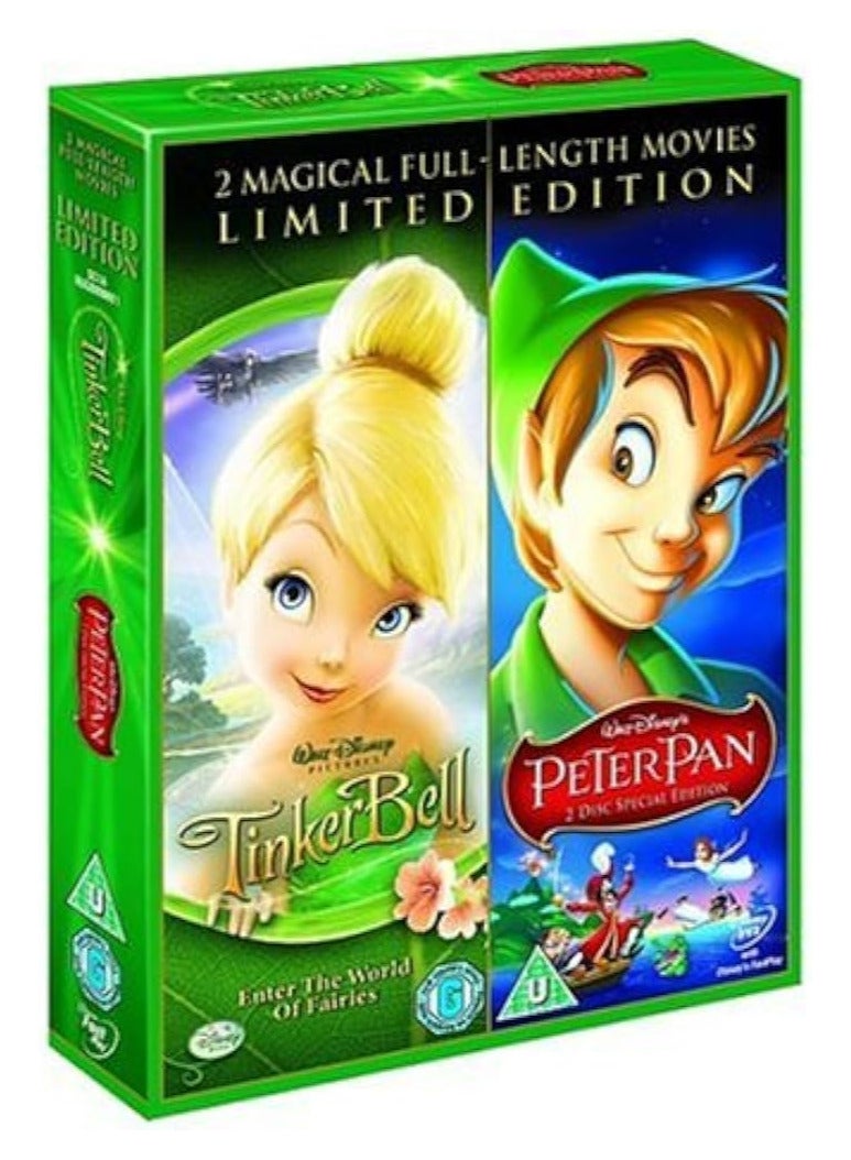 Disney Peter Pan - Tinker Bell - DVD - 2 Movie Box Set