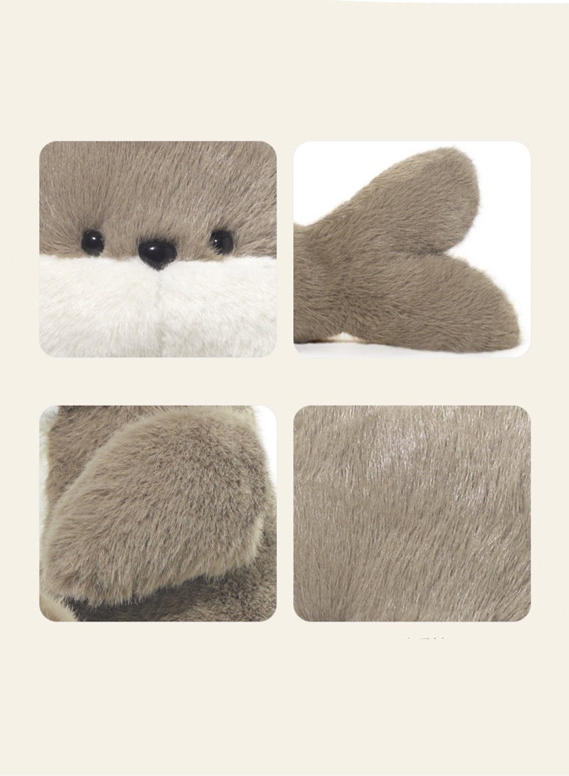 38*33cm Cm Cute Plush Toy, Seal Plush Toy Cute Super Soft Doll Cute Sleeping Pillow Doll Doll Birthday Gift (Seal Pillow) - Image 4