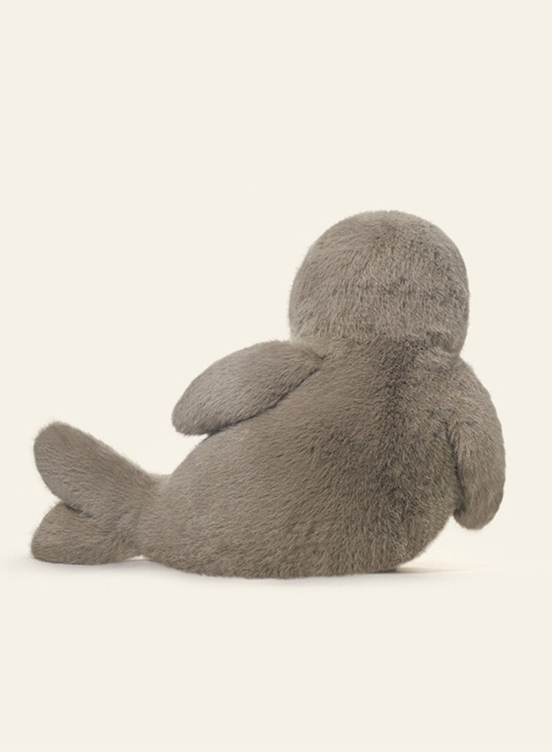 38*33cm Cm Cute Plush Toy, Seal Plush Toy Cute Super Soft Doll Cute Sleeping Pillow Doll Doll Birthday Gift (Seal Pillow) - Image 3
