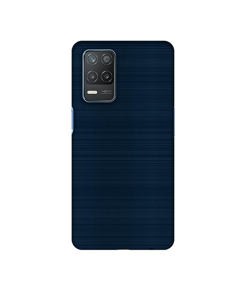Casotec Plastic Blue Line Design 3D Printed Hard Back Cover for Realme 8 5G / Realme 8s 5G - Image 1