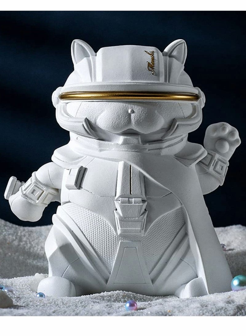 KASTWAVE تمثال لعبة عصري، تمثال مانeki نيكو، تمثال القط المحظوظ القابل للجمع العجيب - Image 2