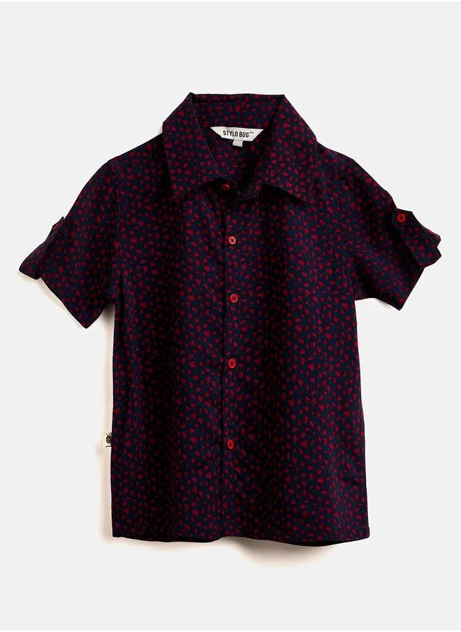 Stylo Bug Stylo Bug All Over Print Short Sleeve Shirt
