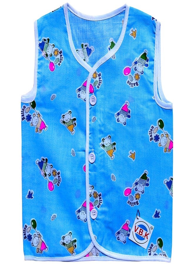 V.B.K® Baby Boys and Baby Girl Clothing Combo Of Jhabla (Sleeveless) (6 Pcs), Nappy (Langot) (12 Piece), Hand Mittens (2 Pairs) and Leg Booties (2 Pairs), Pure Cotton Soft Fabric, 0 to 6 Months - Image 2