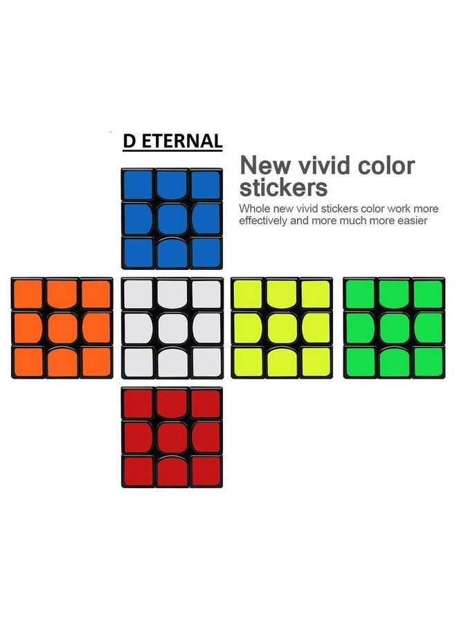 D ETERNAL D ETERNAL High Speed Magic Cube Combo Set of 2x2 3x3 4x4 5x5 Puzzle Game - Image 2