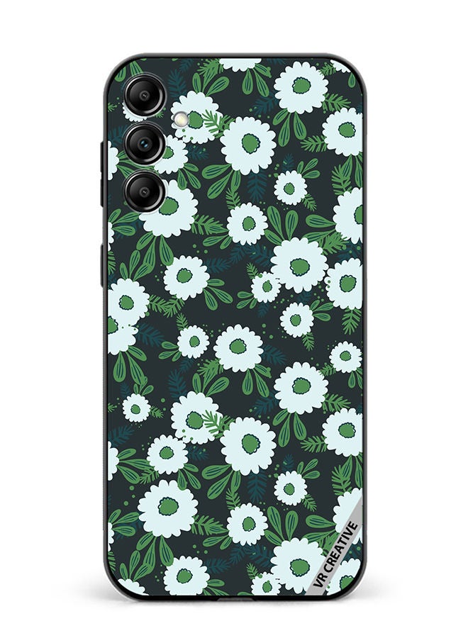VR CREATIVE Protective Case Cover For Samsung Galaxy A34 Floral Pattern Based On Traditional Folk Art Ornaments Design Multicolour - Image 1