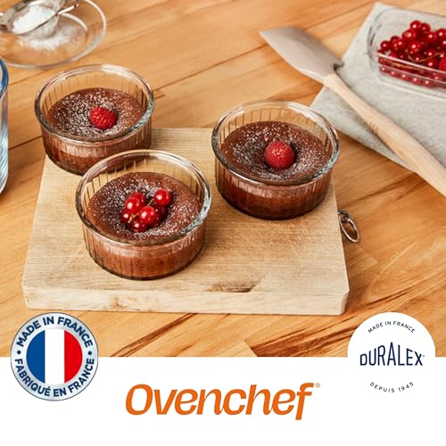 Duralex Ovenchef Clear Ramekin 8.5 cm 4 Pcs 130 ML (6008AC), Transparent, Medium - Image 2