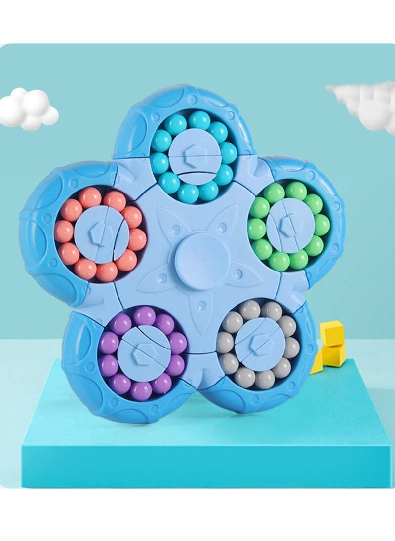 Generic - Ten-sided rotating interoperable magic bean puzzle flipping magic bead fidget spinner decompression toy - Image 1