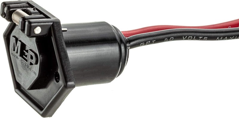 MotorGuide 8M4000954 Trolling Motor Power Receptacle - 2-Prong for 12V, 24V, or 36V Trolling Motors, Ideal for Bow-Panel Installation - Image 3
