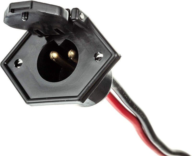 MotorGuide 8M4000954 Trolling Motor Power Receptacle - 2-Prong for 12V, 24V, or 36V Trolling Motors, Ideal for Bow-Panel Installation - Image 2