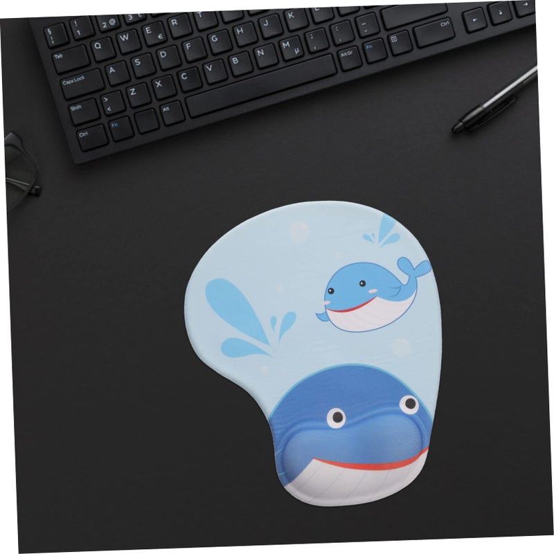 Ergonomic Mouse Pad with Wrist Support for Office Gaming Home and Work Use Black - Image 3