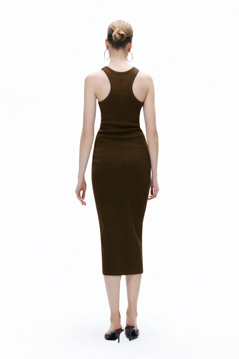 Nocturne Maxi Dress with Printed Details