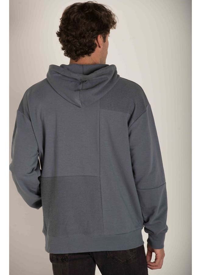 Marco Bergamo Cut Sew Embroidered Hoodie  - Image 5