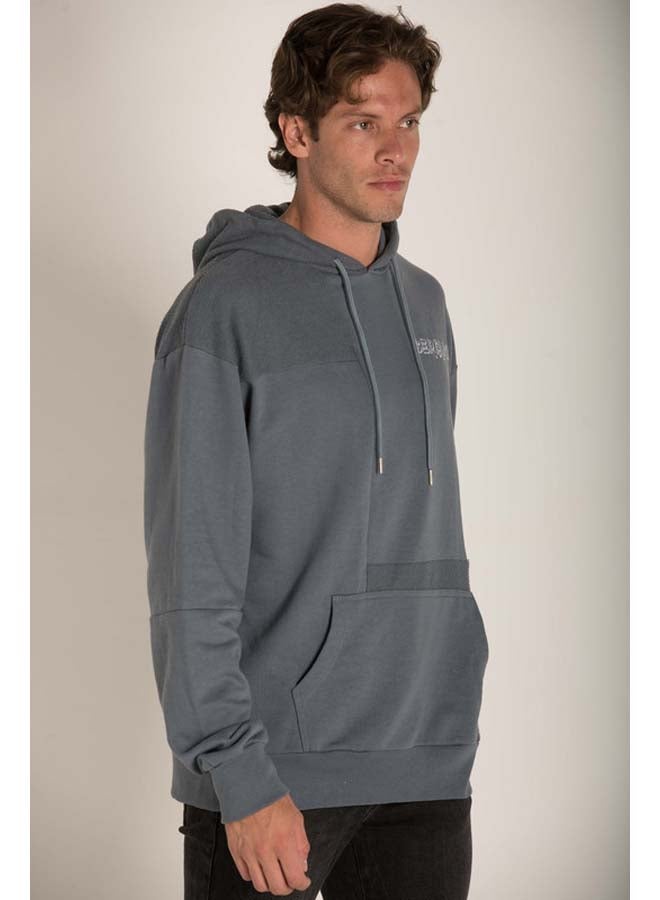 Marco Bergamo Cut Sew Embroidered Hoodie  - Image 3