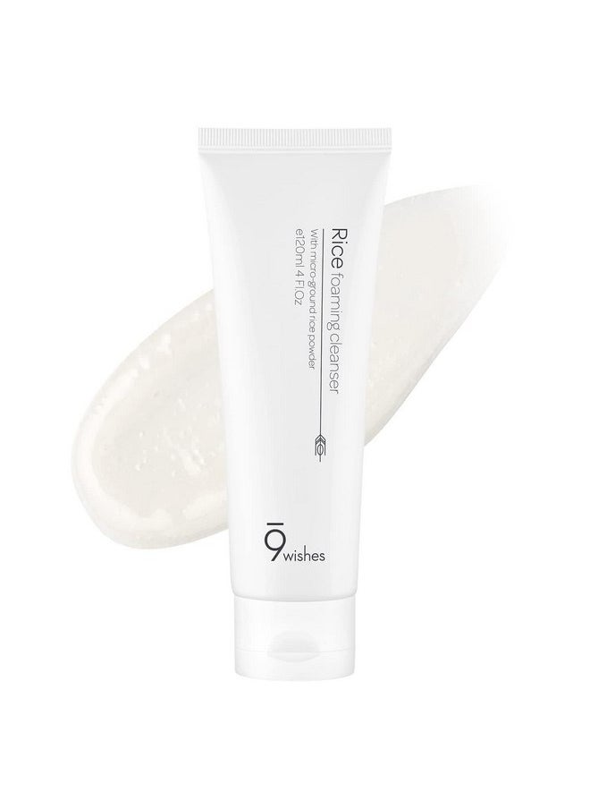 9 wishes 9Wishes Rice Foaming Cleanser, 4 fl oz (120 ml)  - Image 1