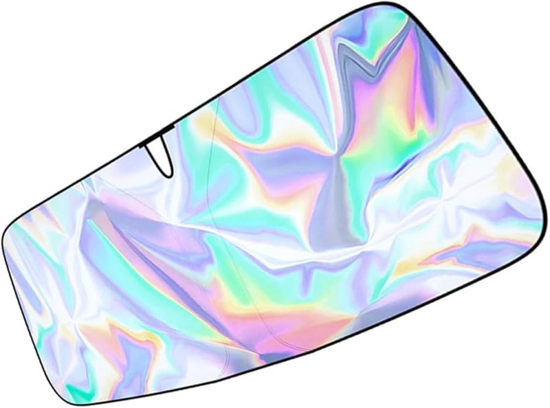 Universal Fit Car Windshield Sunshade with UV Protection Blocks Glare and Heat - Image 1
