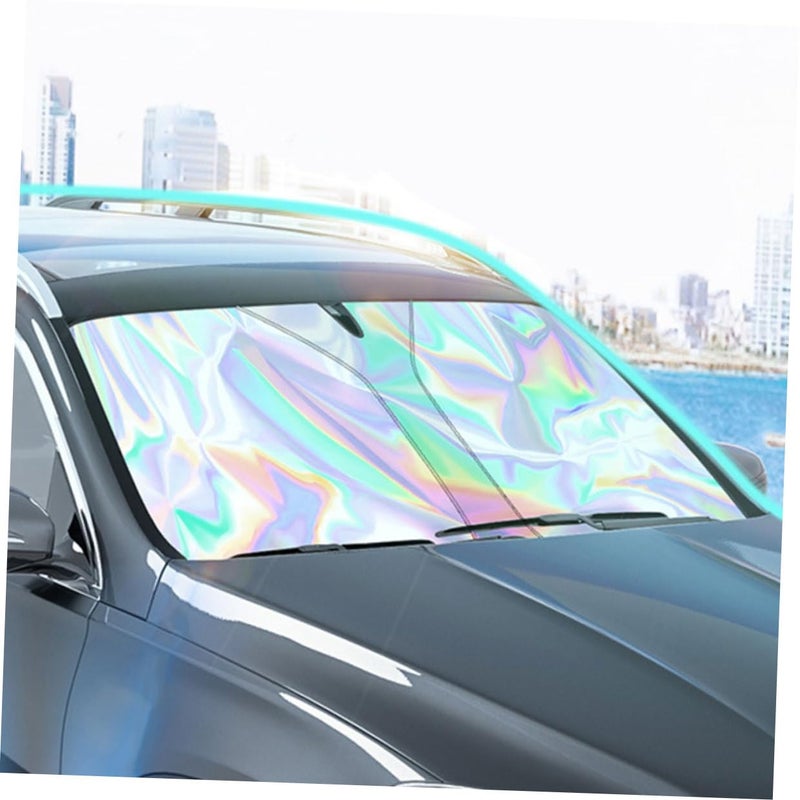 Universal Fit Car Windshield Sunshade with UV Protection Blocks Glare and Heat - Image 3