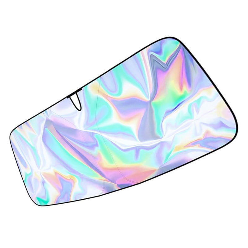 Universal Fit Car Windshield Sunshade with UV Protection Blocks Glare and Heat - Image 2